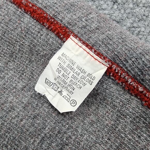 Tommy Bahama Sweater Mens XL Red Gray Reversible Long Sleeve Island Zone Flip - Picture 15 of 16